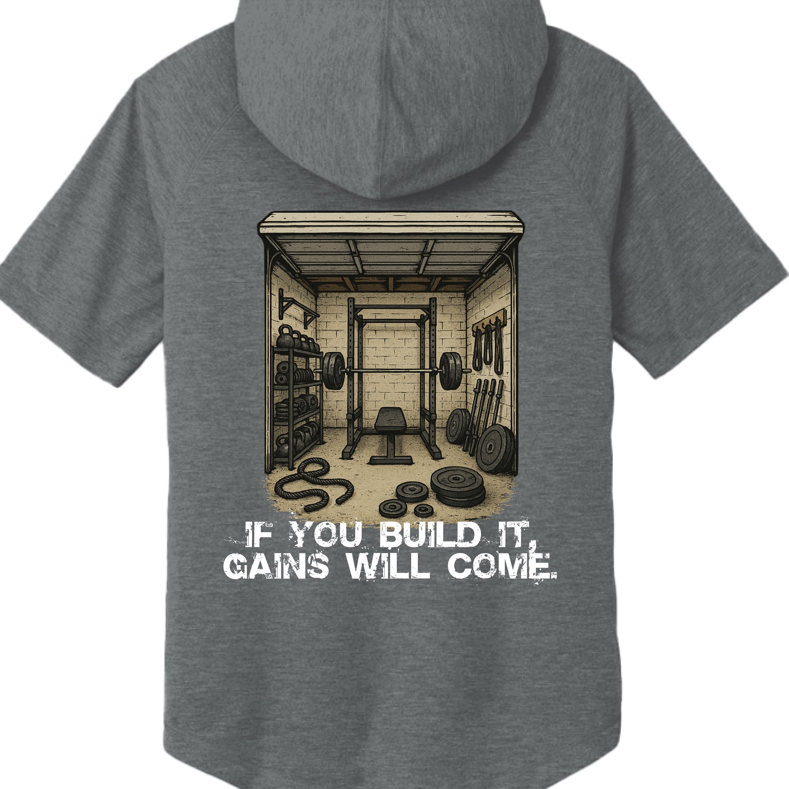 Dark Grey Hthr - BACK